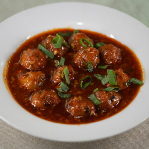 Chicken Meatball in Garlic Sauce
